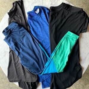 4 Piece Lot of Girls Workout Wear Size S/CH 4-6: AVIA & Danskin